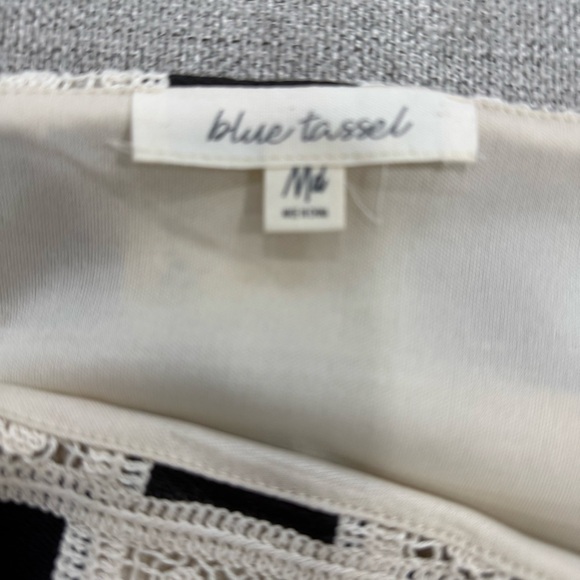 Anthropologie Black and Cream Women's Top - Picture 4 of 4